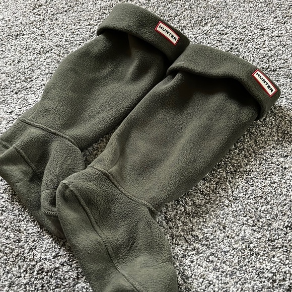 Hunter Accessories - Hunter Olive Green Boot Socks